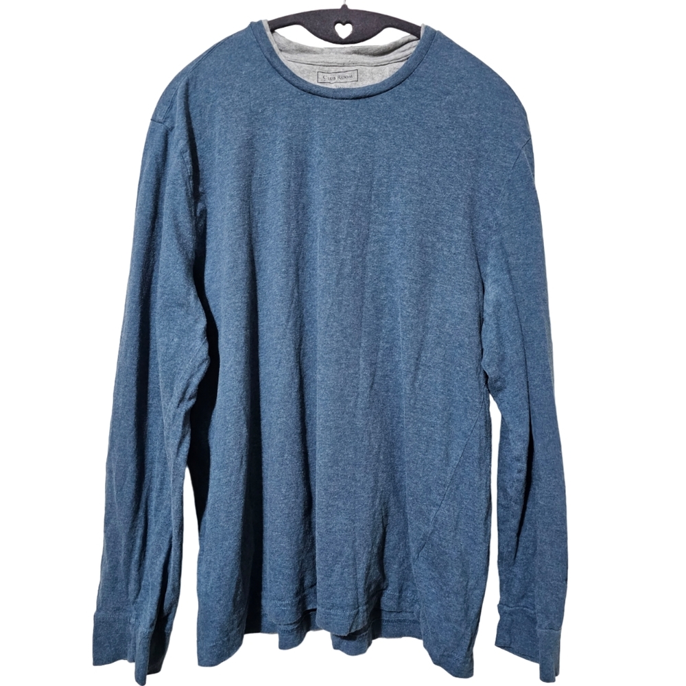 Men's Blue Long Sleeve Shirt